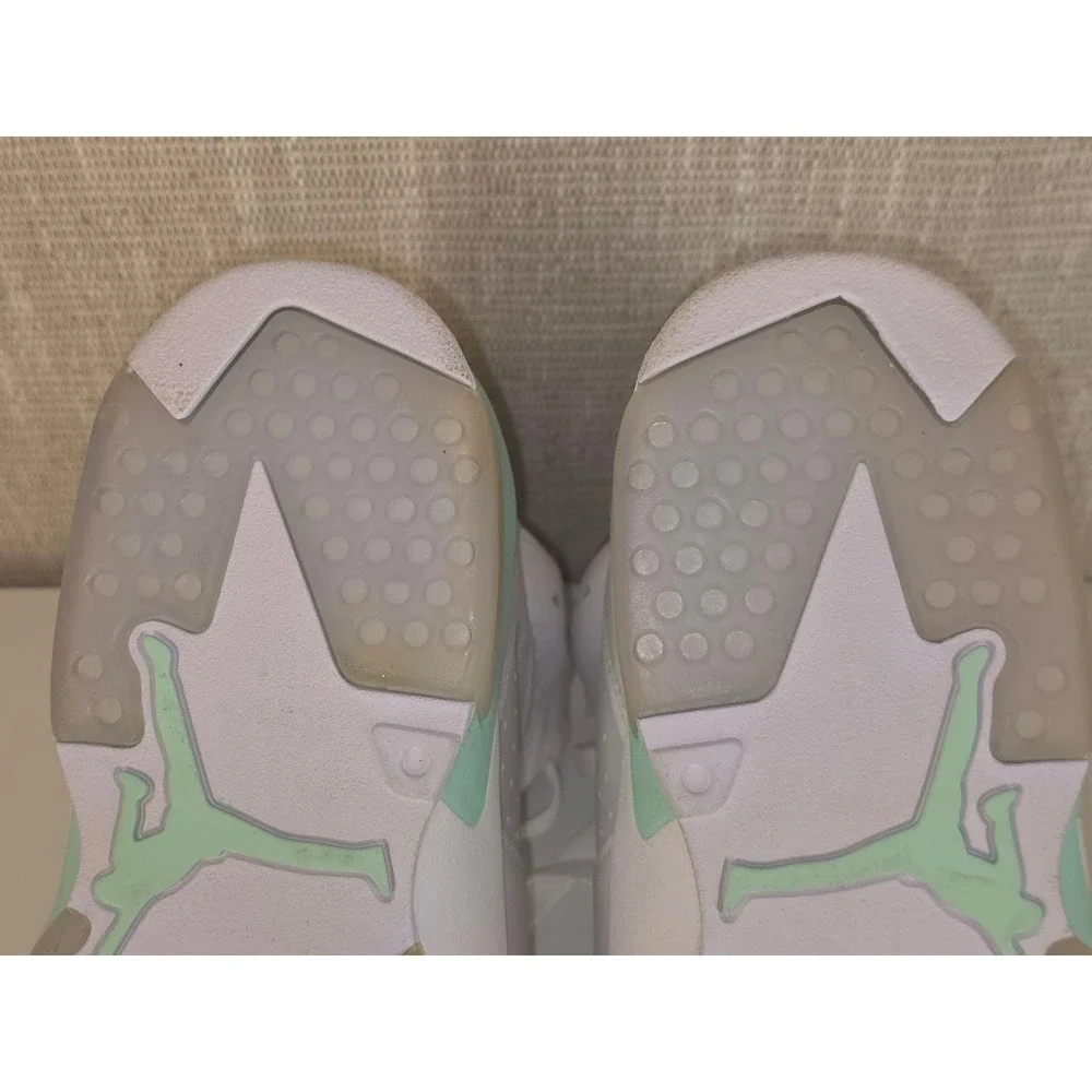 Nike‎ Air Jordan 6 Retro Mint Foam White Grey Sneakers DQ4914-103 8.5 052/024